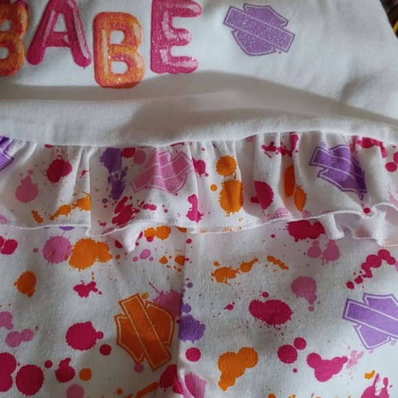 NWT Harley Davidson little Girls short outfit! - Picture 7 of 7